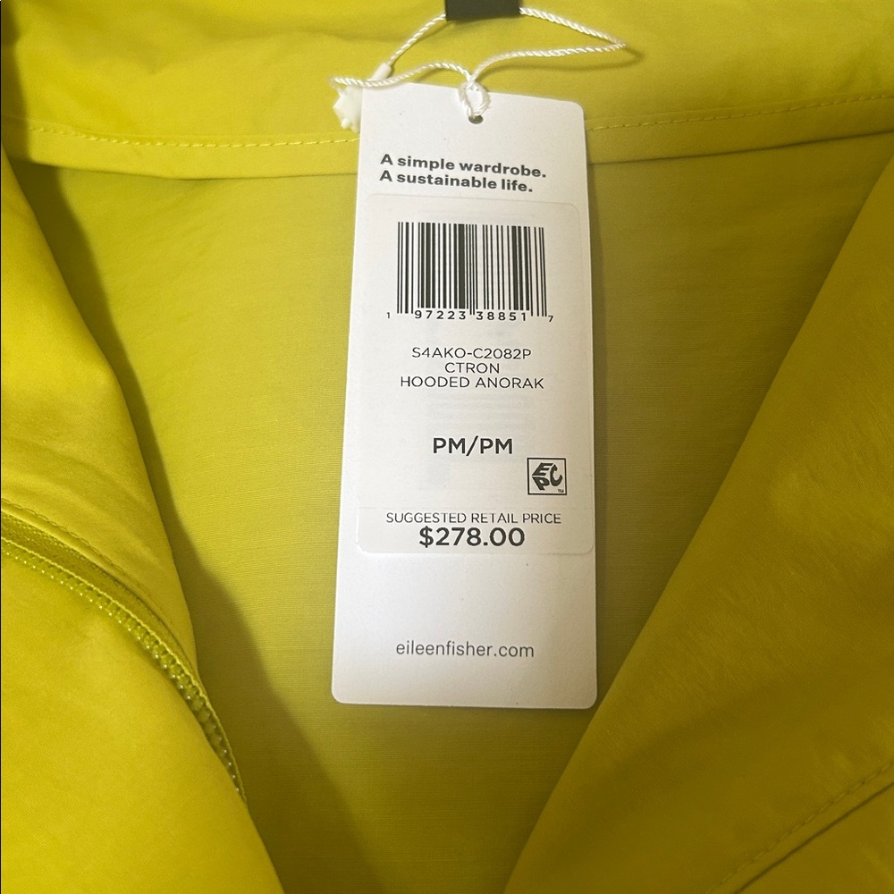 Eileen Fisher Hooded Anorak - Picture 6 of 6